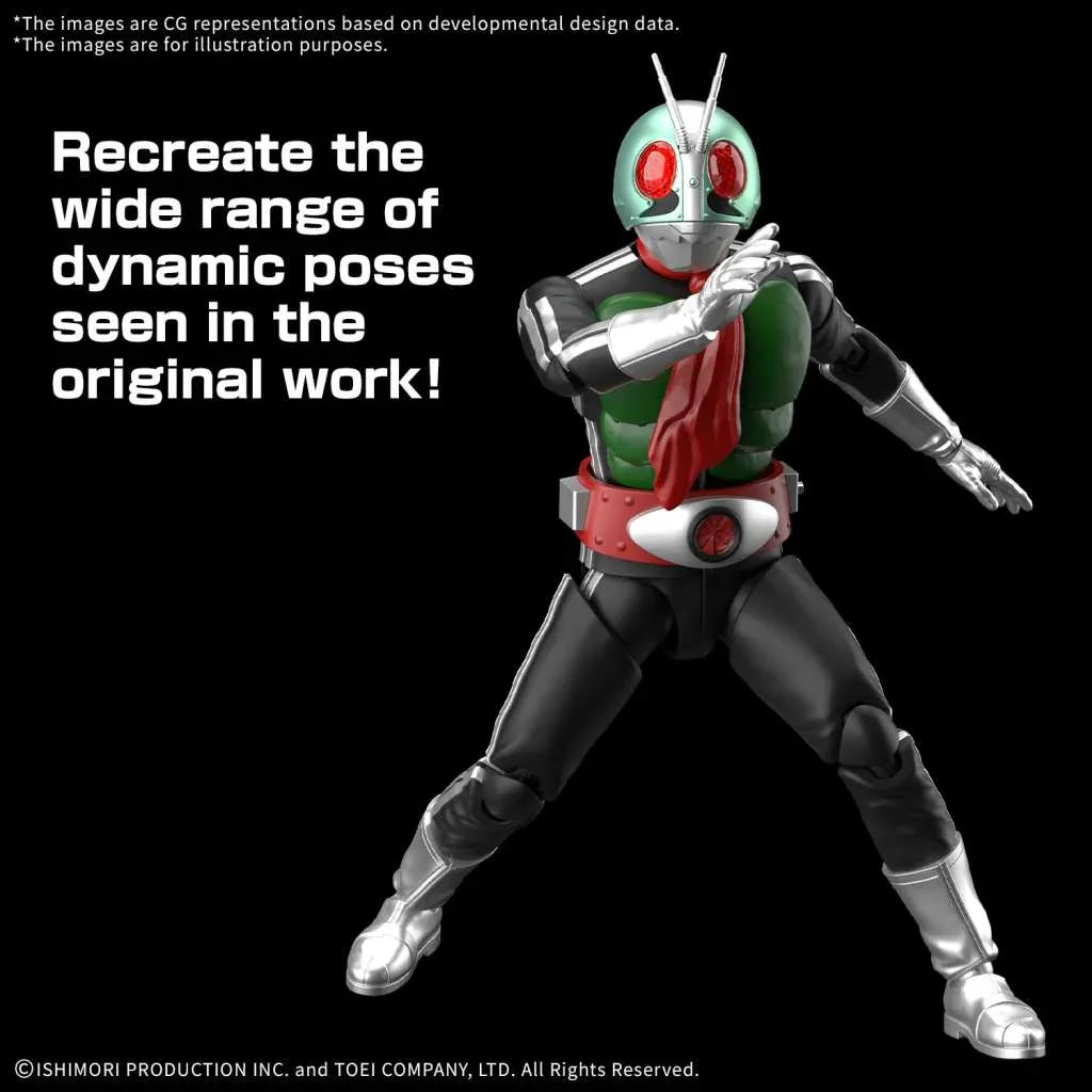 Figure Rise Masked Rider 1 - Byggsats i hög kvalitet - Robotto