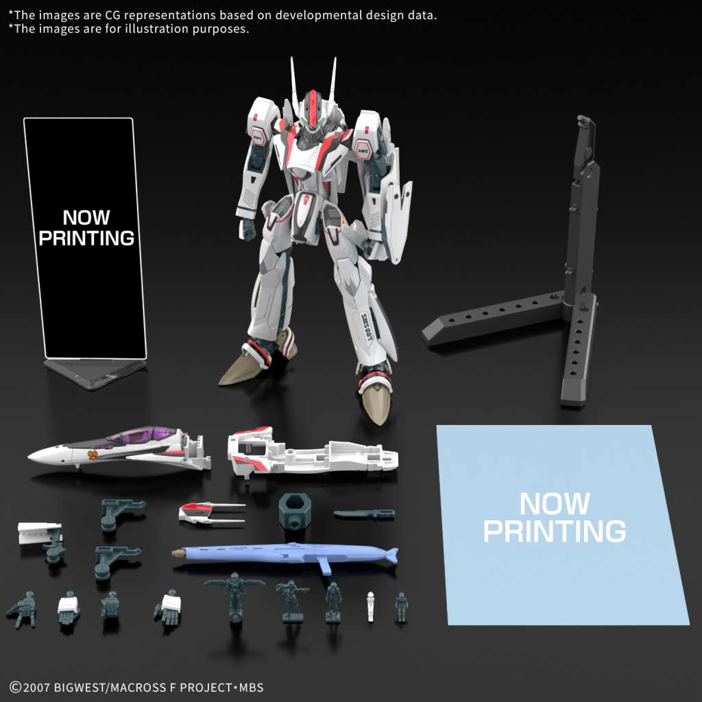 Hg vf-25f messiah valkyrie alto custom deluxe set 1/100 bandai model kit gunpla