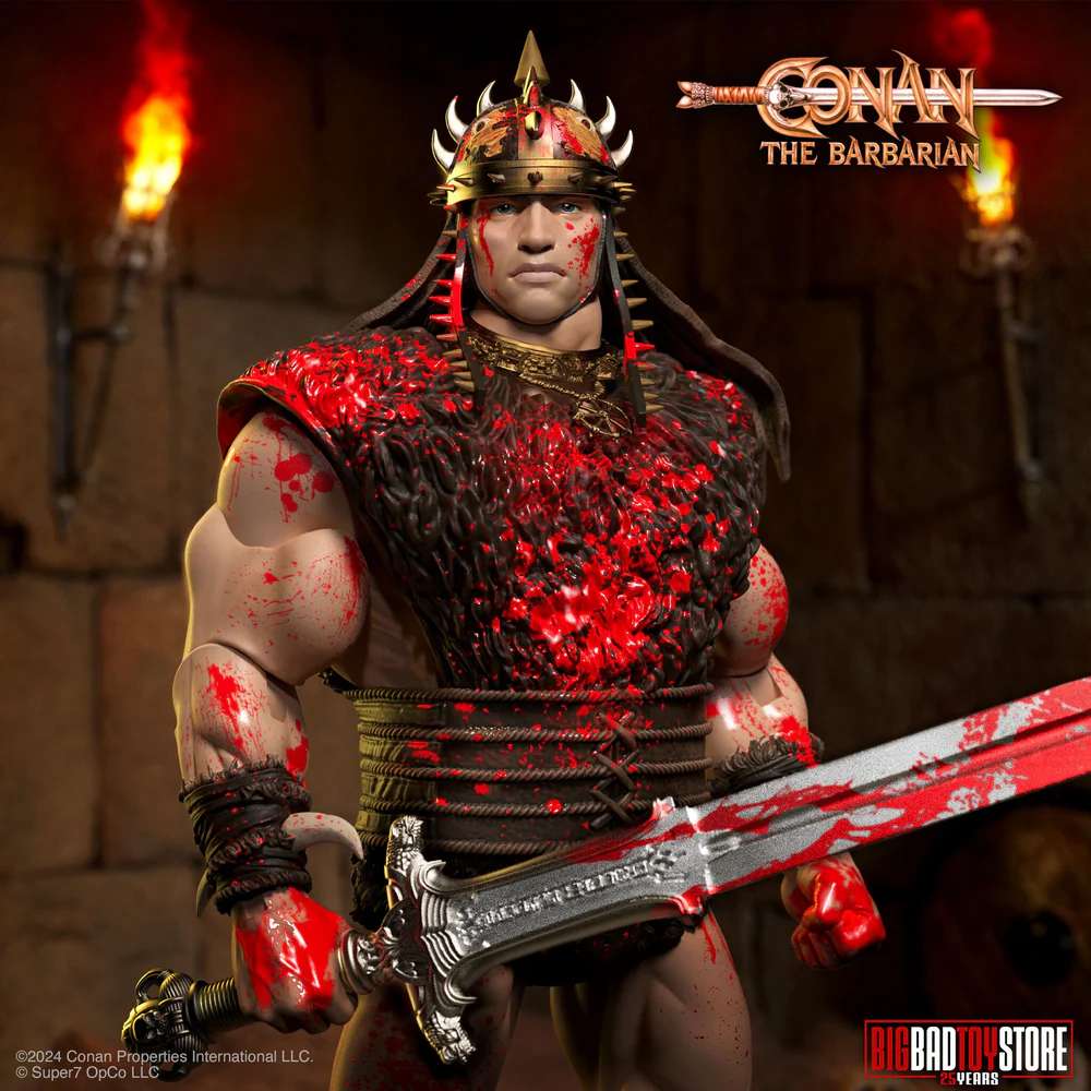 Conan the Barbarian Blood-Soaked Pit Fighter ULTIMATES! Figur super 7