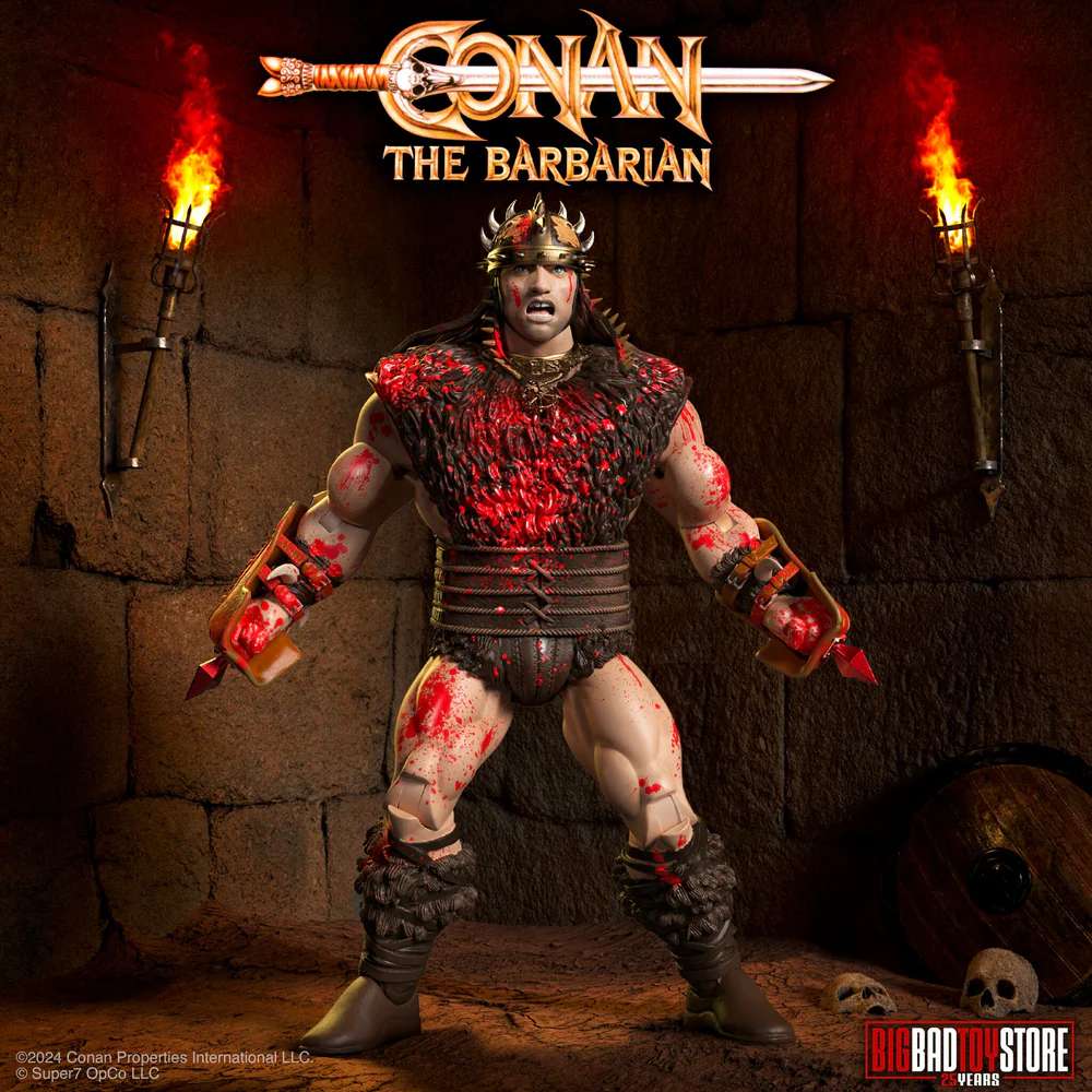 Conan the Barbarian Blood-Soaked Pit Fighter ULTIMATES! Figur super 7