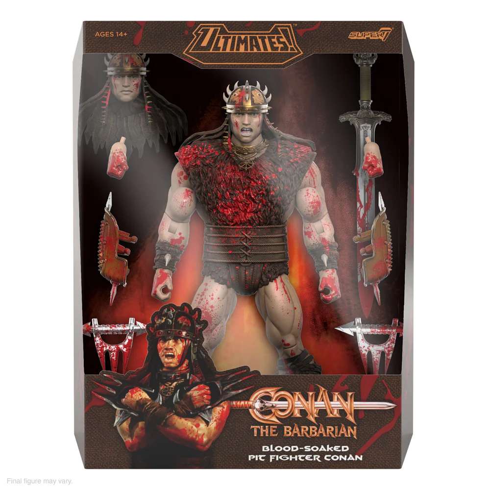 Conan the Barbarian Blood-Soaked Pit Fighter ULTIMATES! Figur super 7