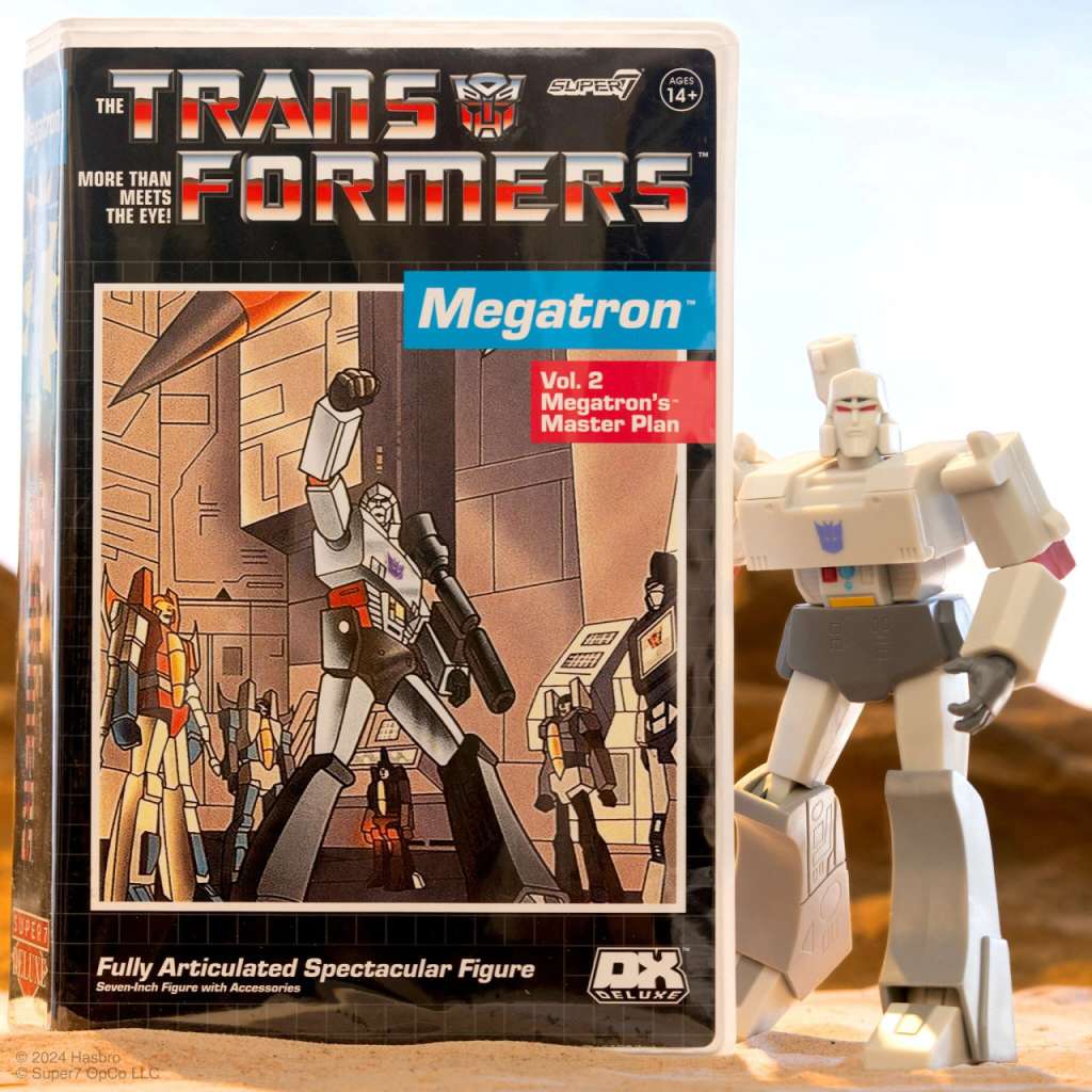 Transformers Deluxe Megatron (VHS) Figur super 7