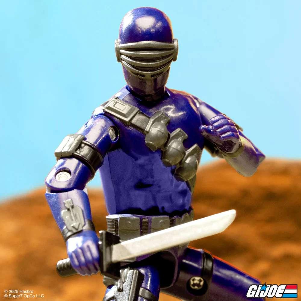 G.I. Joe W03 Snake Eyes (Tecknad) ReAction+ Figur - Robotto