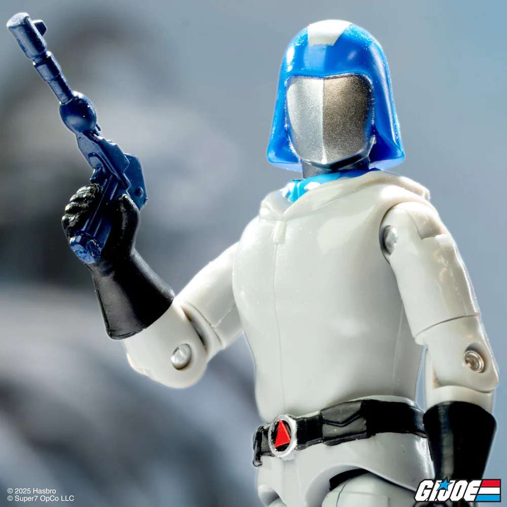 G.I. Joe W03 Arctic Cobra Commander (Tecknad) ReAction+ Figur super 7