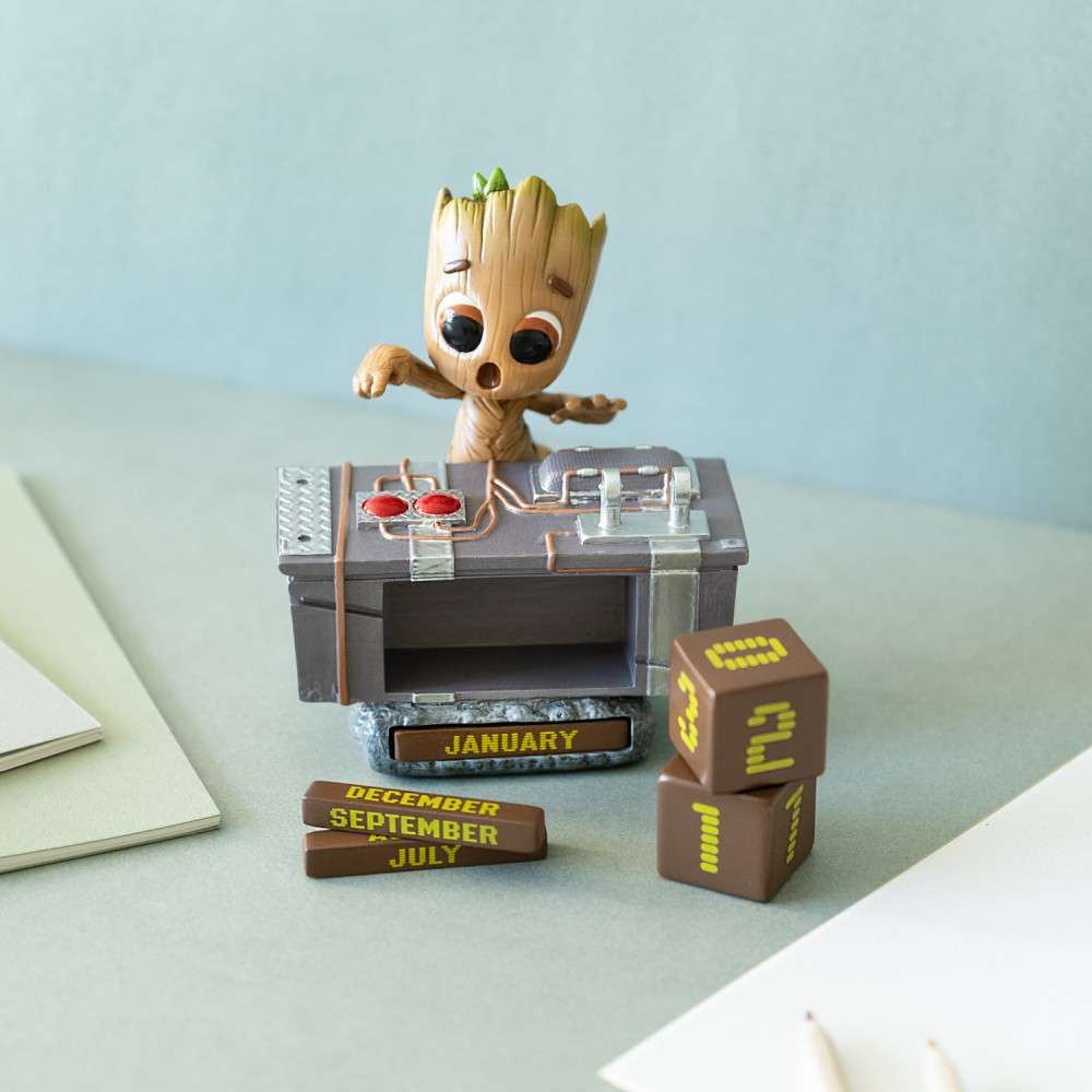 Marvel I Am Groot 3D Perpetual Calendar grupo erik
