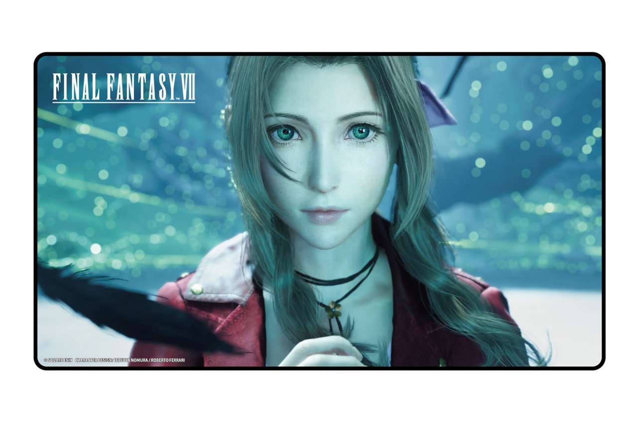 Fftcg FFVII Aerith Playmat - Perfekt för kortspel square enix