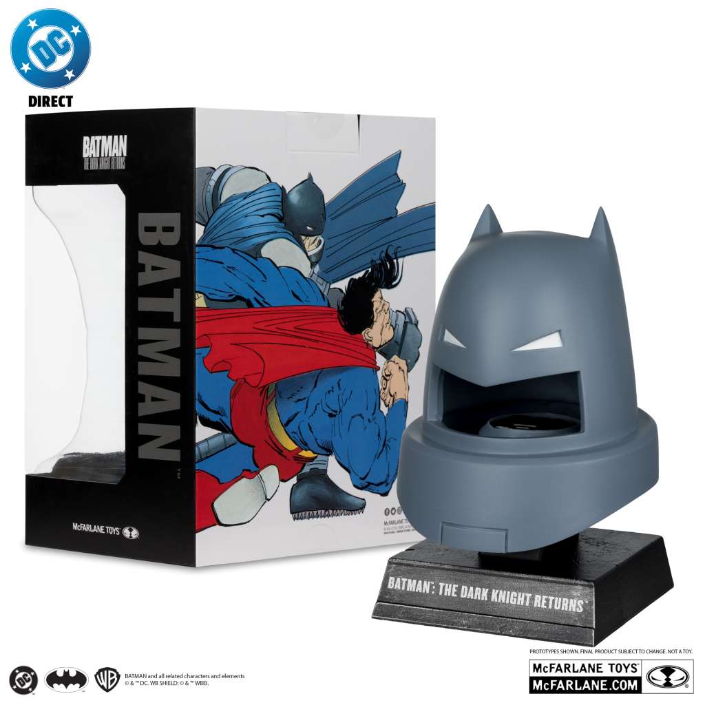 DC Direct Batman 1:3 Cowl Prop Replica - Armored Batman (Dark Knight Returns) mcfarlane toys 2025