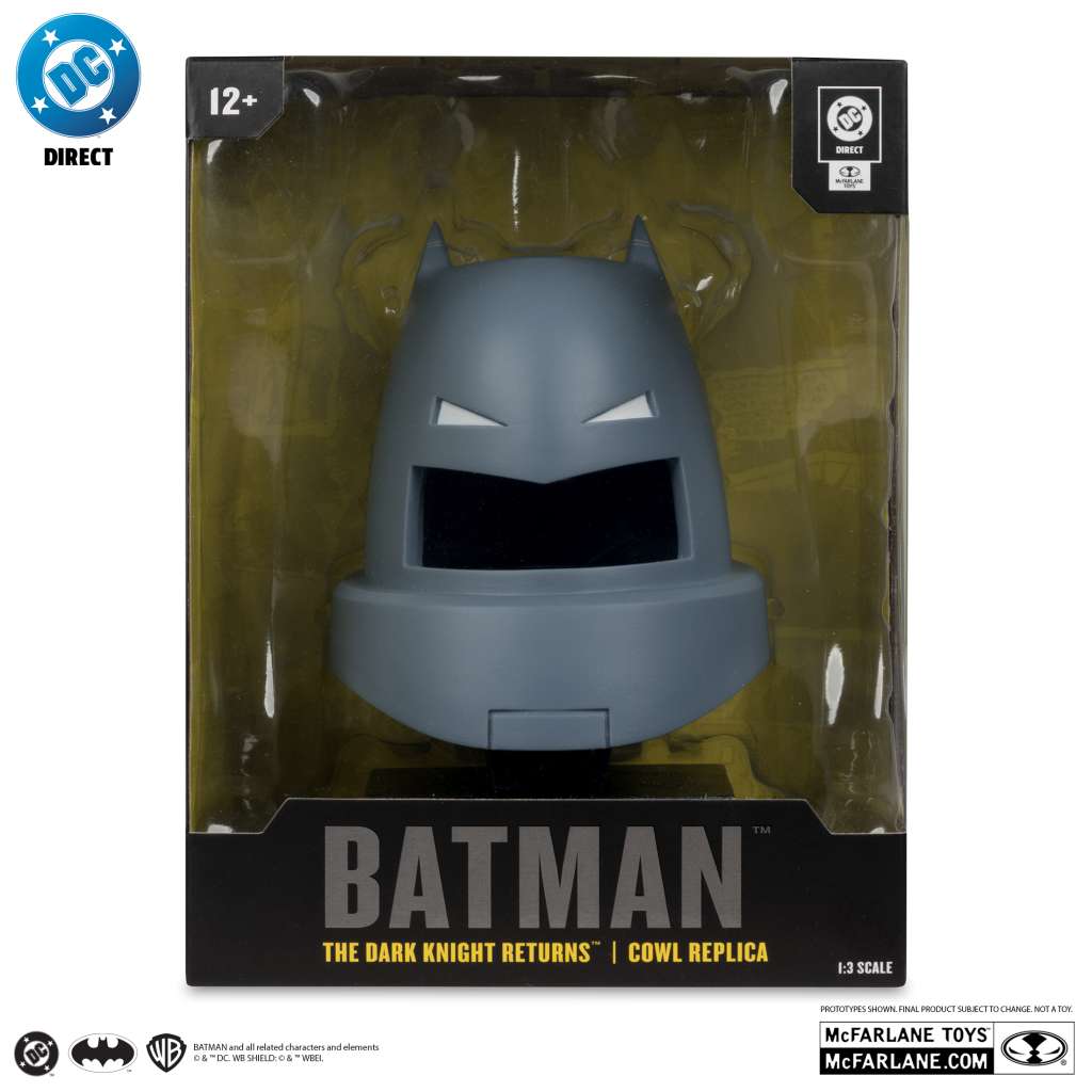 DC Direct Batman 1:3 Cowl Prop Replica - Armored Batman (Dark Knight Returns) mcfarlane toys 2025