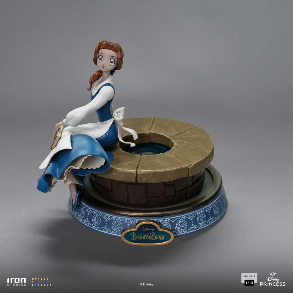 Disney Anime Princess Belle PVC-statyn i hög kvalitet iron studios