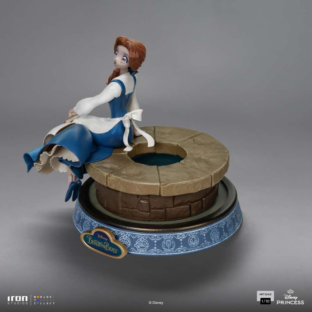 Disney Anime Princess Belle PVC-statyn i hög kvalitet iron studios
