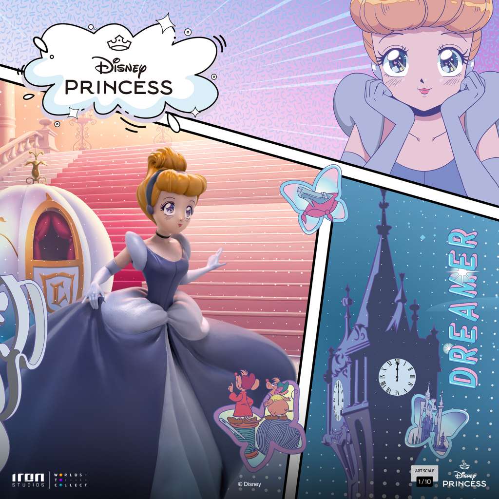 Disney Anime Prinsessa Cinderella PVC Staty iron studios
