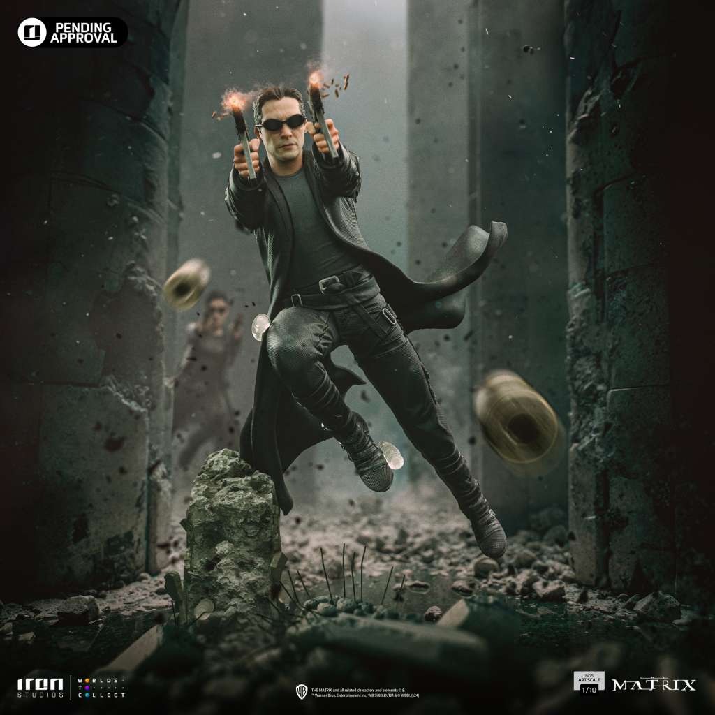 Matrix Neo 1/10 Figur iron studios