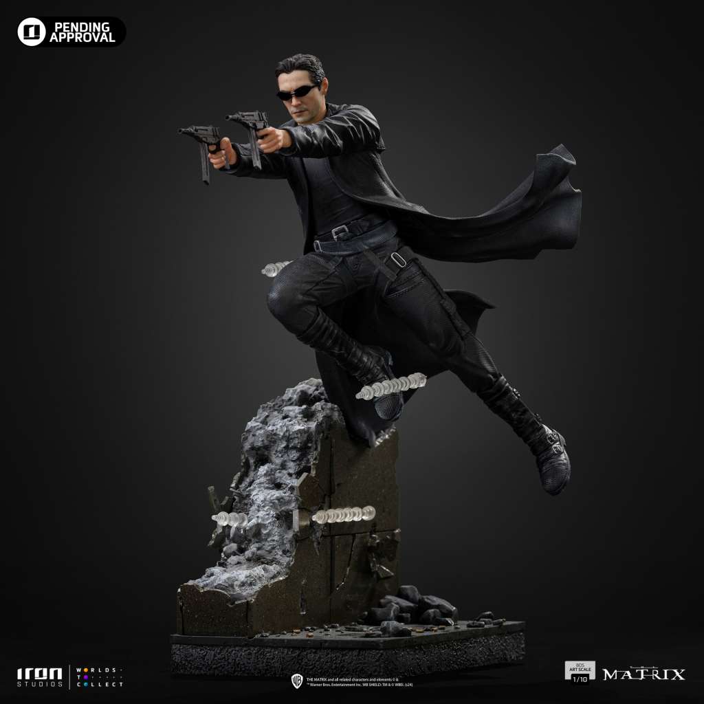 Matrix Neo 1/10 Figur iron studios