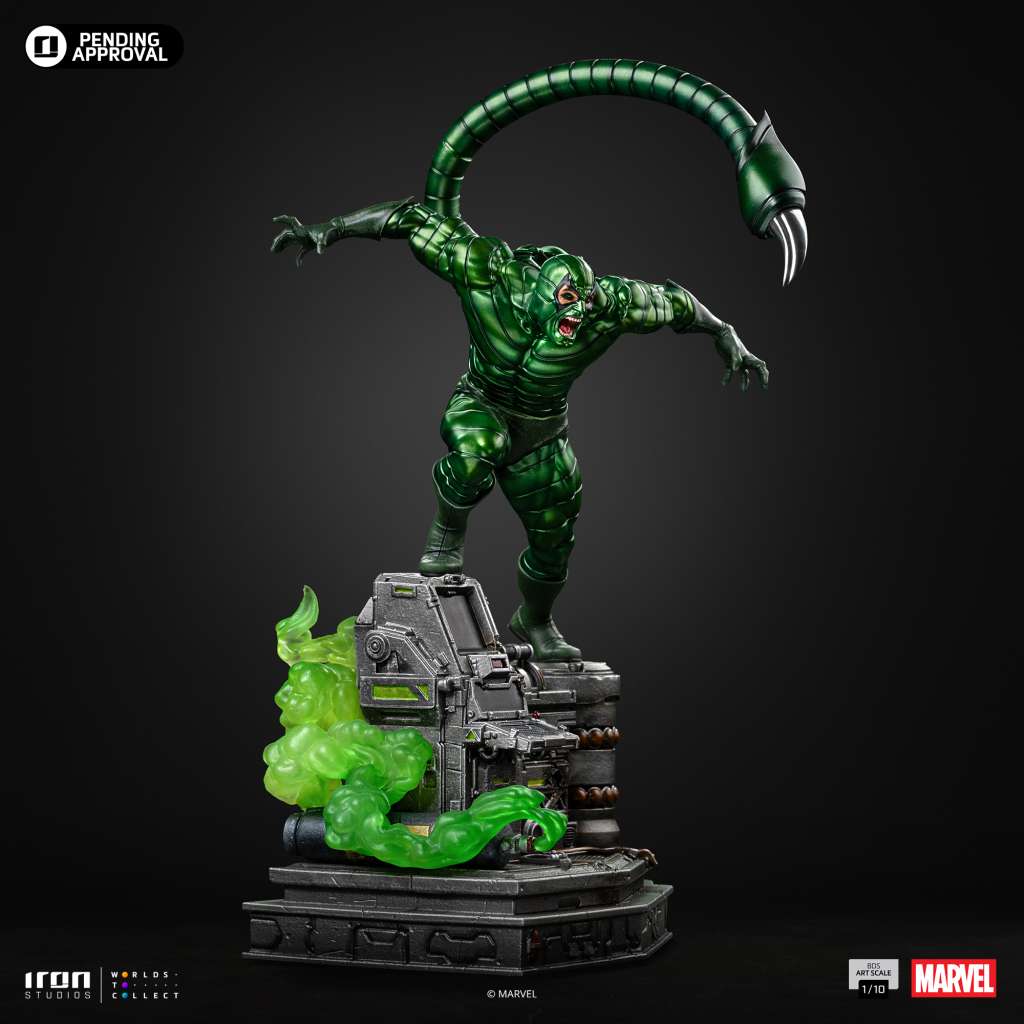 Spider-man vs Villains Scorpion 1/10 Statue iron studios