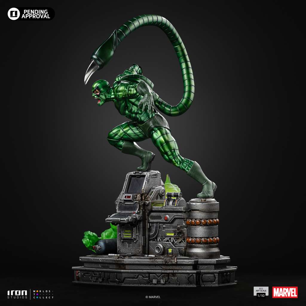 Spider-man vs Villains Scorpion 1/10 Statue iron studios