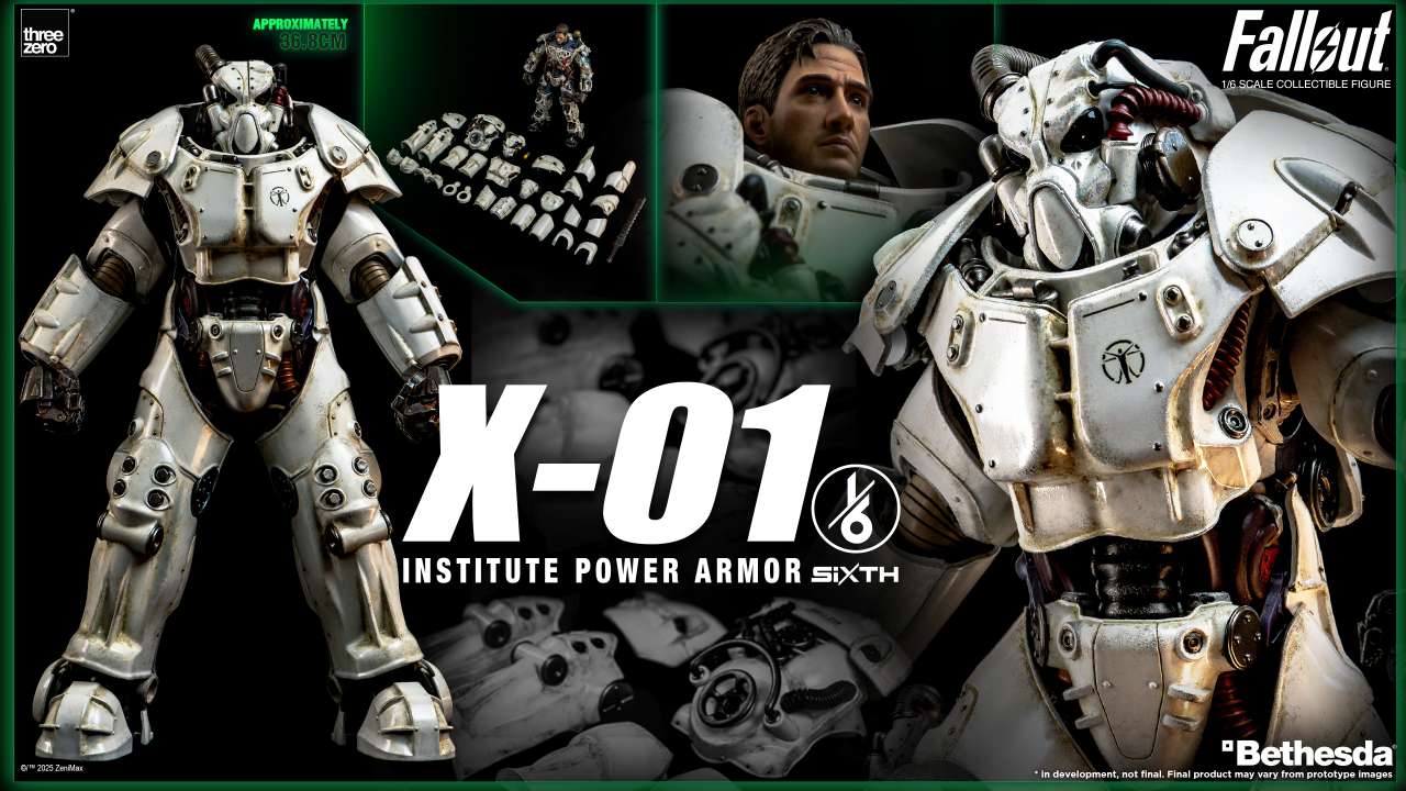 Fallout x-01 Institute Power Armor 1/6 AF - Det Ultimata Samlarobjektet threea toys/threezero