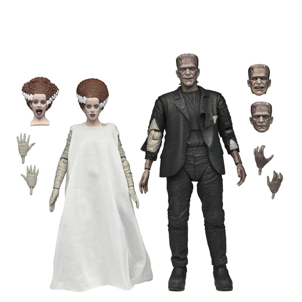 Um brud av Frankenstein 90-års monster & hans partner 2-pack