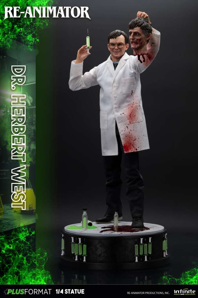 Re-animator Dr. Herbert West 1/4 Plus Format Figur - Exklusiv Samlarfigur infinite statue