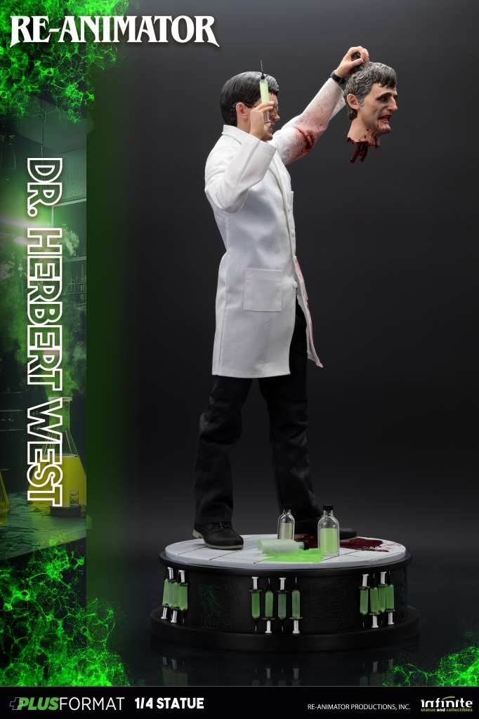 Re-animator Dr. Herbert West 1/4 Plus Format Figur - Exklusiv Samlarfigur infinite statue