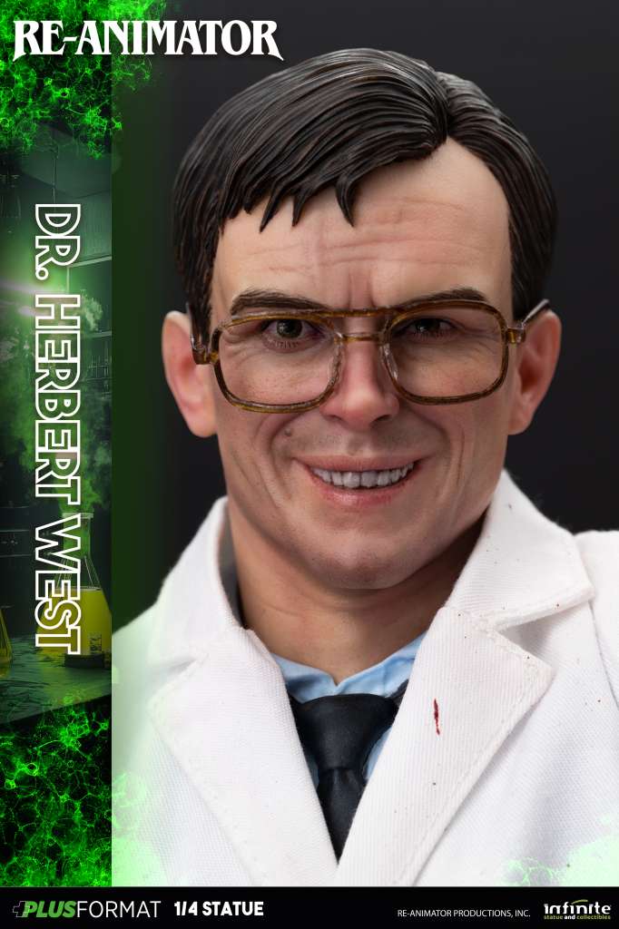 Re-animator Dr. Herbert West 1/4 Plus Format Figur - Exklusiv Samlarfigur infinite statue