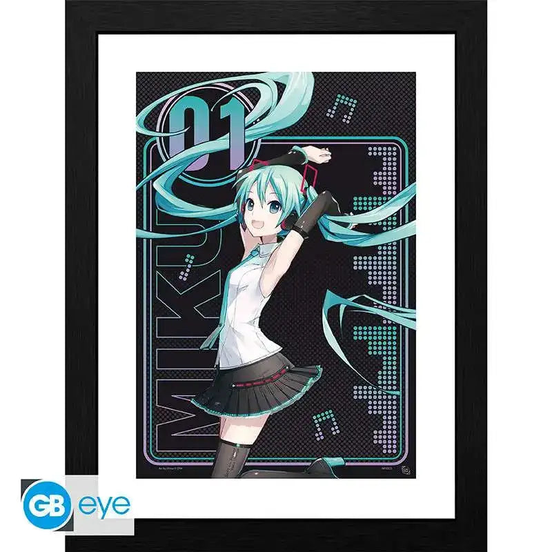 HATSUNE MIKU FRAMED PRINT "01"