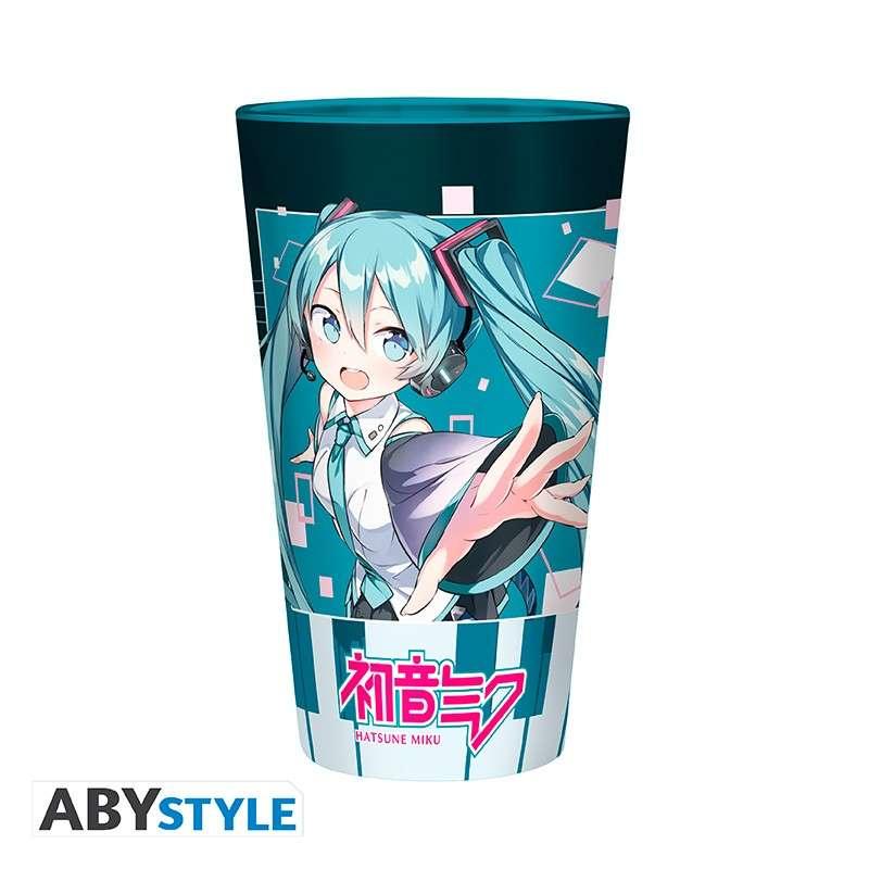 Hatsune Miku Musikalisk Stad Stort Glas - Robotto
