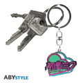 Hatsune Miku Heart Nyckelring - Officiell Metal Nyckelring abystyle studio