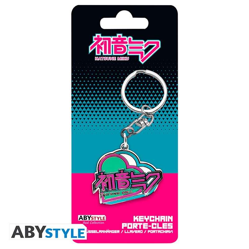Hatsune Miku Heart Nyckelring - Officiell Metal Nyckelring abystyle studio