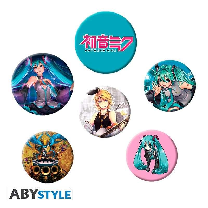 Hatsune Miku Badges Pack – Dekorera med Stil - Robotto