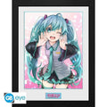 HATSUNE MIKU WINK FRAMED PRINT - bild 1