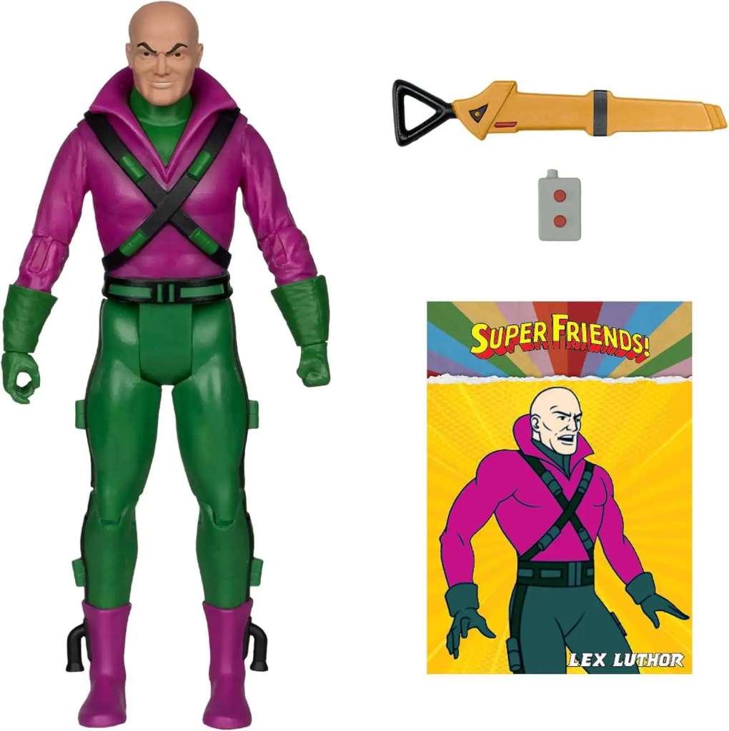 DC Retro Super Friends Serie 1 Lex Luthor AF - Samlarfigur mcfarlane toys 2025