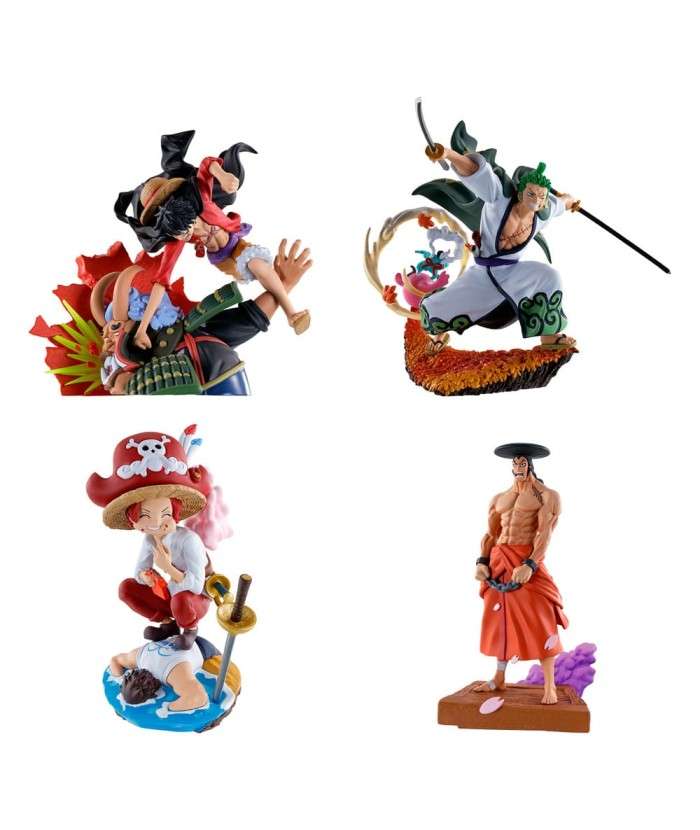 One Piece Pettitrama Logbox Rebirth Wano Kuni Vol 1 Set Rerun megahouse