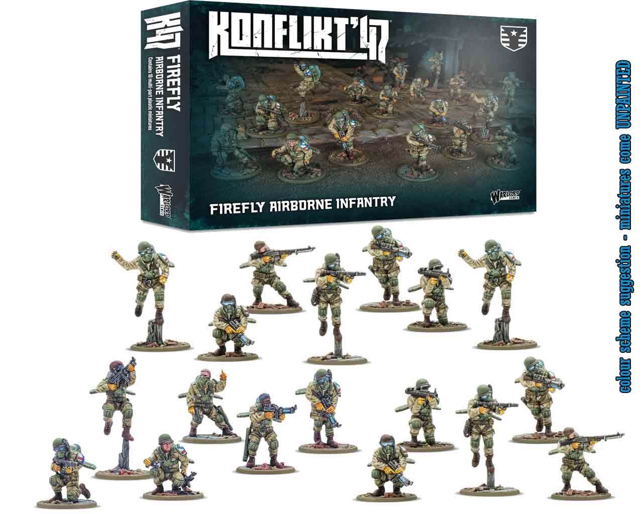 Konflikt '47 Ny Utgåva 2025 Firefly Airborne Infantry warlord games