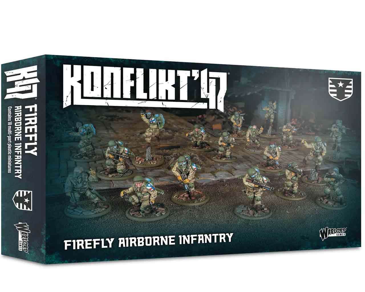 Konflikt '47 Ny Utgåva 2025 Firefly Airborne Infantry warlord games