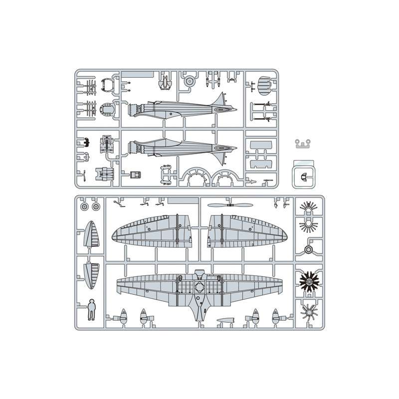 The Wind Rises Typ 9 Prototyp Jaktflyg 1/48 Modellkit studio ghibli