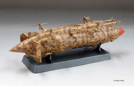 Castle in the Sky: Goliath Flying Battleship Modellkit studio ghibli