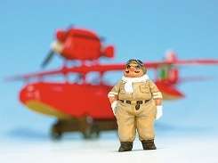 Porco Rosso Savoia S.21 Prototype + Fig. Porco 1/48 Modellkit studio ghibli