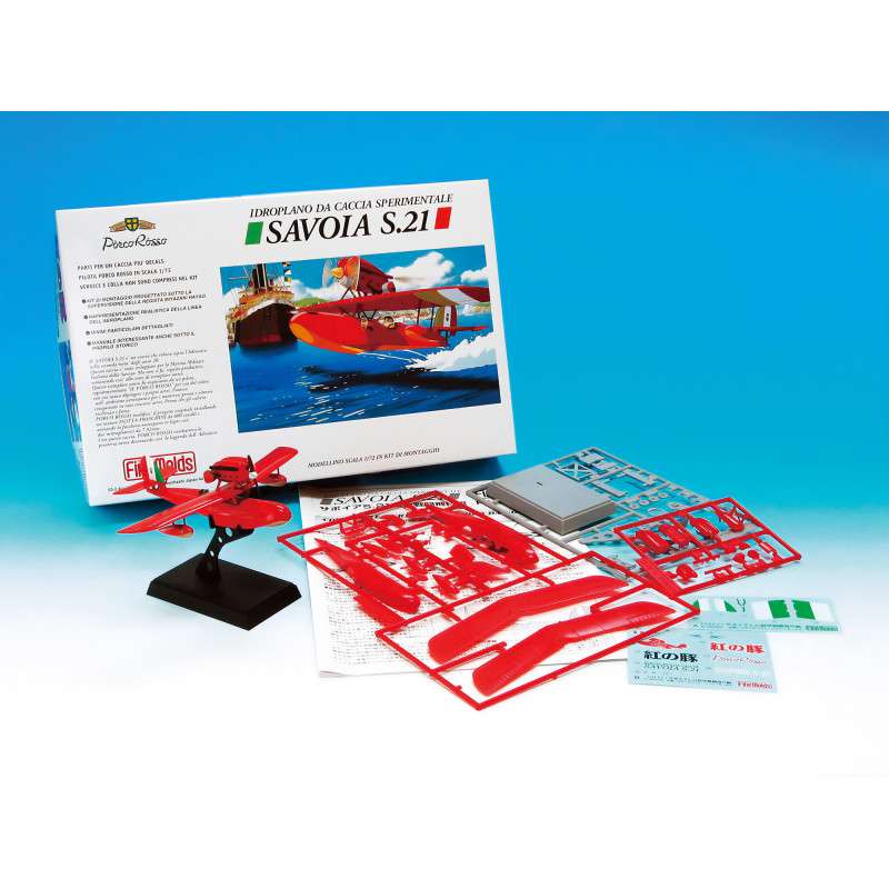 Porco Rosso Savoia S.21 Hydravion Prototype 1/72 Modellkit studio ghibli