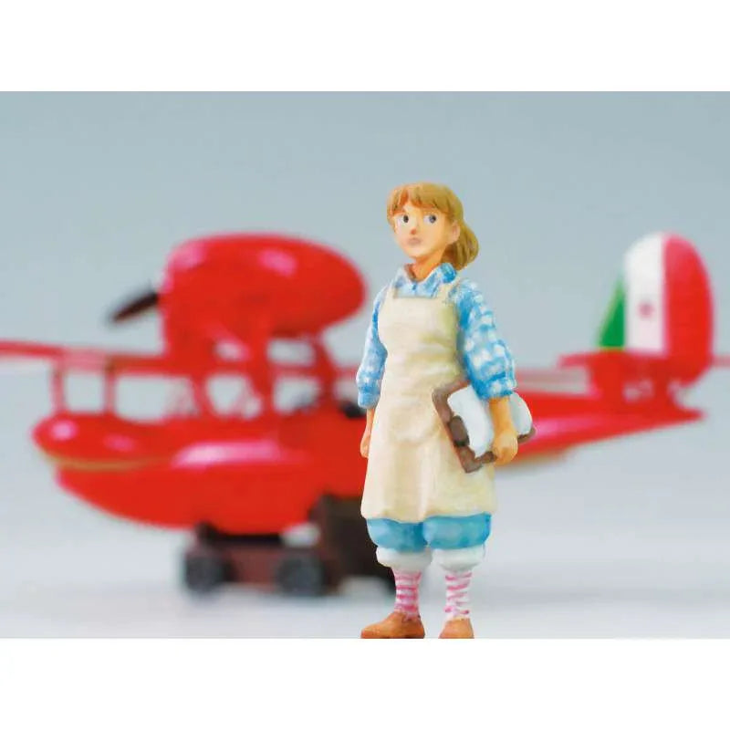 Porco Rosso Savoia S.21F Version 2 + Fig. Fio 1/72 Modellkit - Robotto