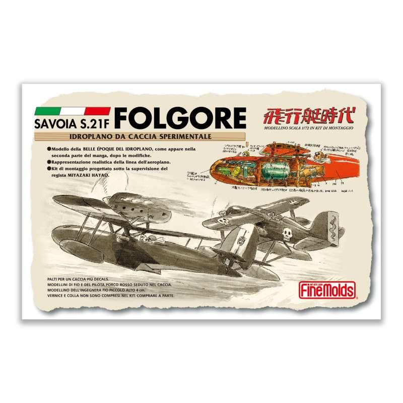 Porco Rosso Savoia S.21F Version 2 + Fig. Fio 1/72 Modellkit - Robotto