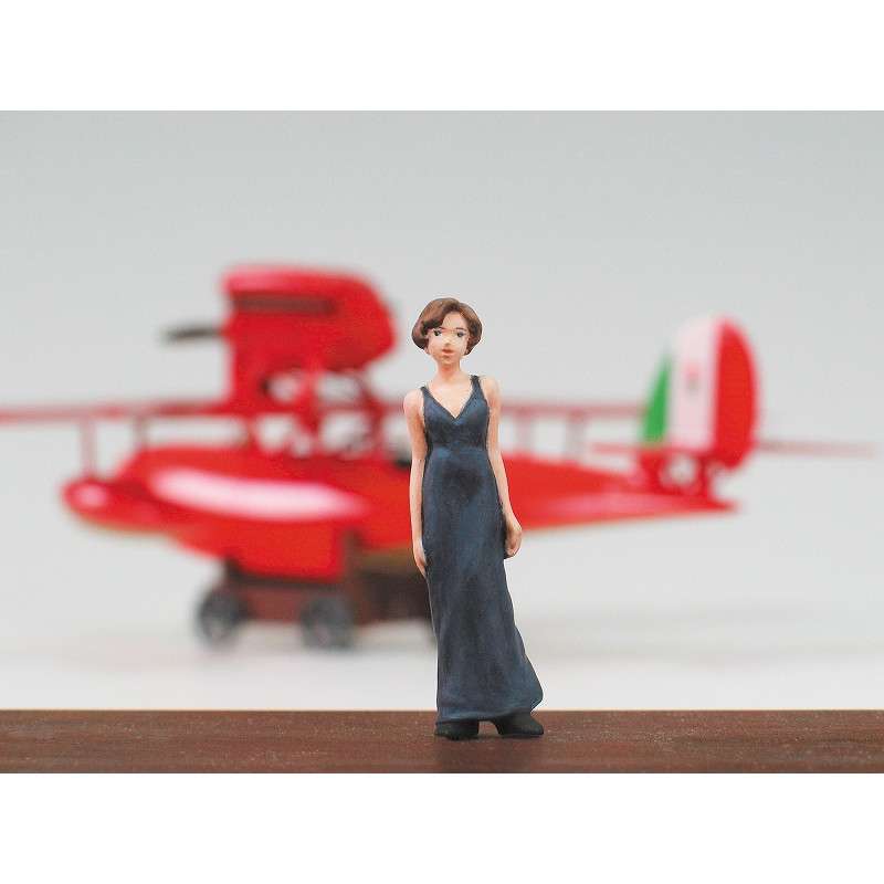 Porco Rosso Savoia S.21F Version 2 + Fig. Gina 1/48 Modellkit studio ghibli