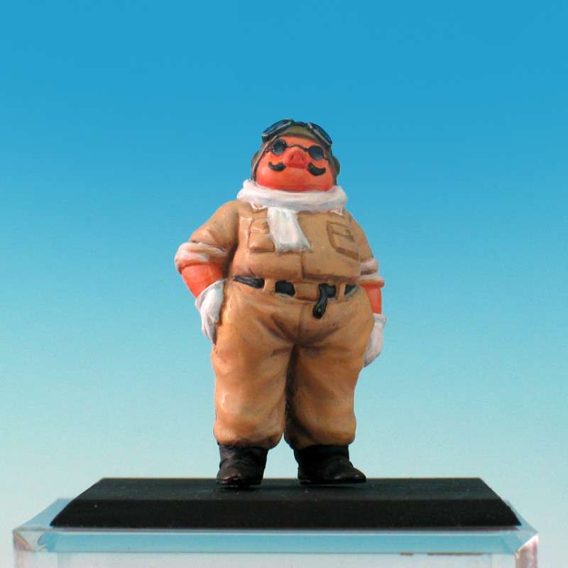 Porco Rosso Savoia S.21F Version 2 + Fig. Porco 1/72 Modellkit studio ghibli