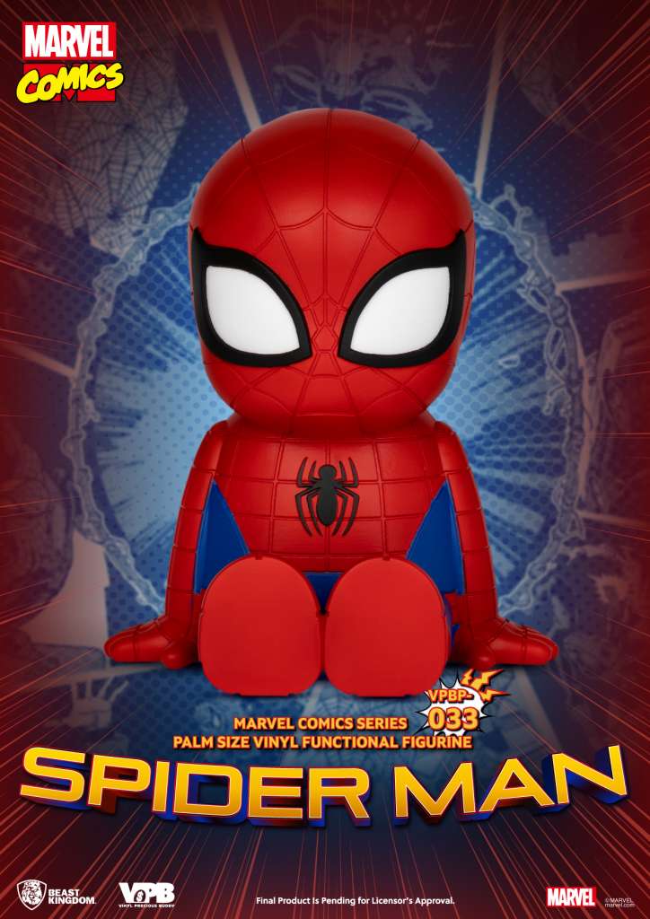 Spiderman Marvel Comic Series Palm Size Vinyl Bank beast kingdom