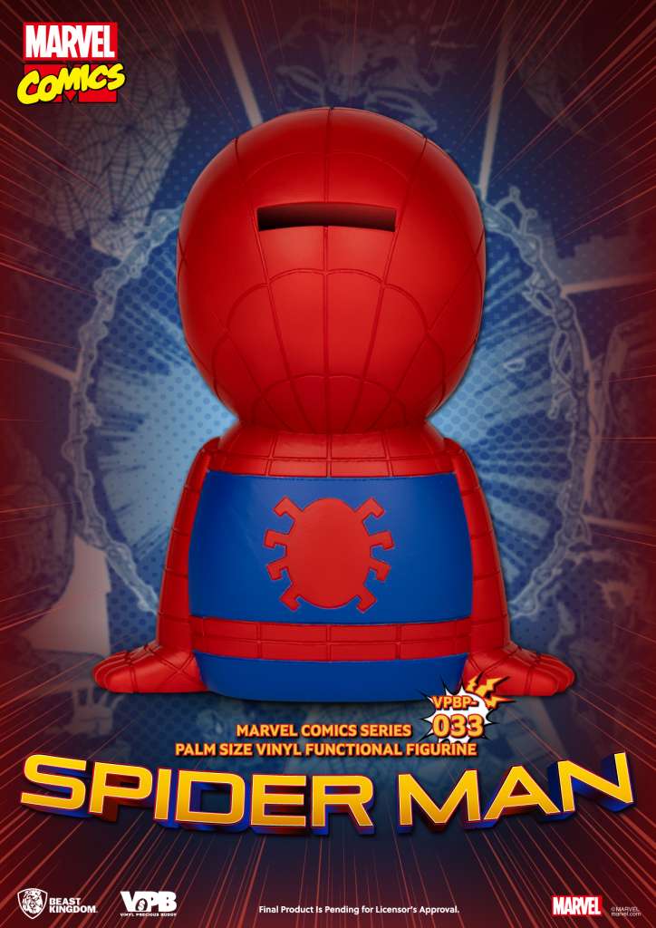 Spiderman Marvel Comic Series Palm Size Vinyl Bank beast kingdom