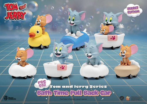 Tom & Jerry Badkar Pull Back Bil Blind Box Set (6) beast kingdom