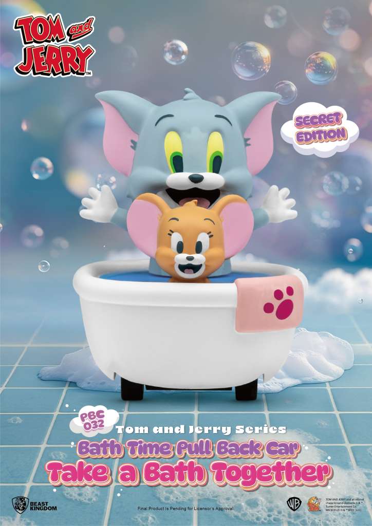 Tom & Jerry Badkar Pull Back Bil Blind Box Set (6) beast kingdom