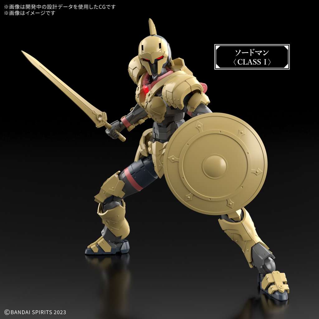 30MF Liber Swordman - Professionell Spelkaraktär bandai model kit gunpla