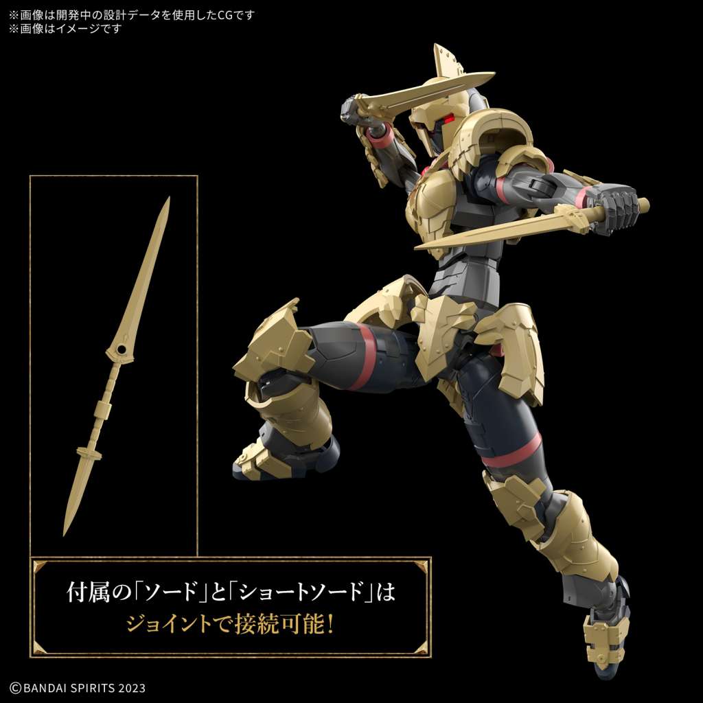 30MF Liber Swordman - Professionell Spelkaraktär bandai model kit gunpla