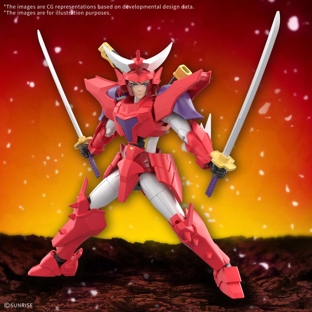 30MF Yoroi Shinden Samurai Troopers - Ronin Warriors Gai of the Heat bandai model kit gunpla