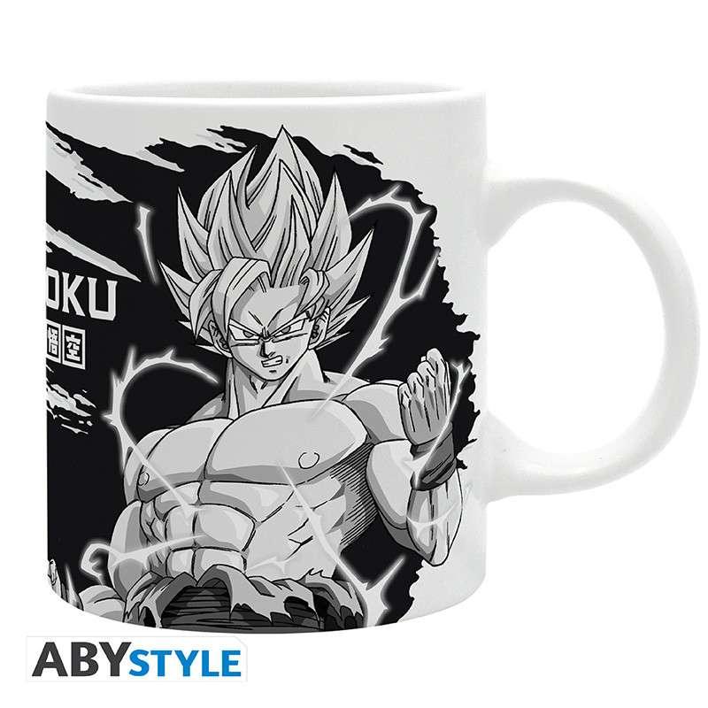 Dragon Ball Goku B&W Mug – Unik och stilren mugg för fans - Robotto